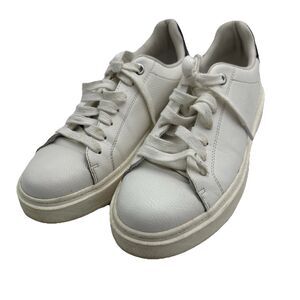 Steve Madden Womens Charlie White Fashion Sneakers 10 Medium (B,M) leather